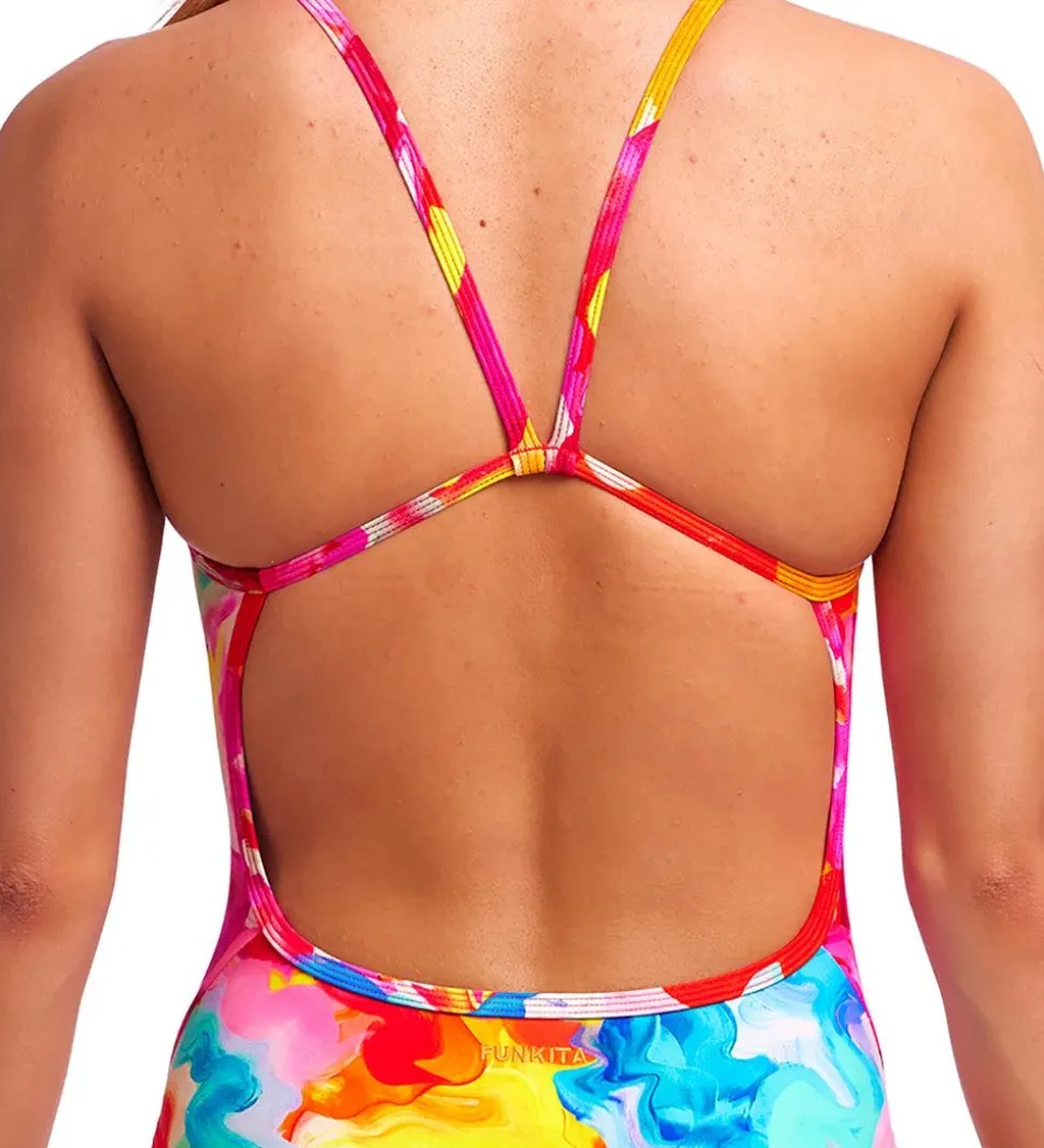 Funkita Badedragt - UV50+ - Single Strap - Messy Monet