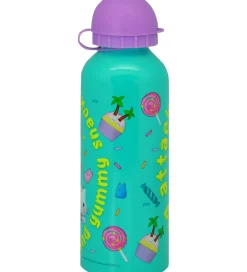 Gabby's Dollhouse Drikkedunk - 500 ml - Aluminum - Turkis/Lilla