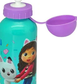 Gabby's Dollhouse Drikkedunk - 500 ml - Aluminum - Turkis/Lilla