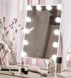 Gillian Jones Makeupspejl - 12 LED/Touch - Hvid