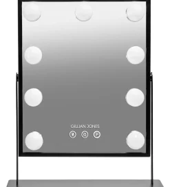 Gillian Jones Makeupspejl - 9 LED/Touch - Sort