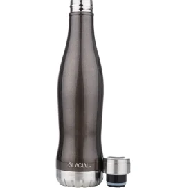 Glacial Termoflaske - 400 ml - Black Metallic