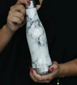 Glacial Termoflaske - 400 ml - White Marble