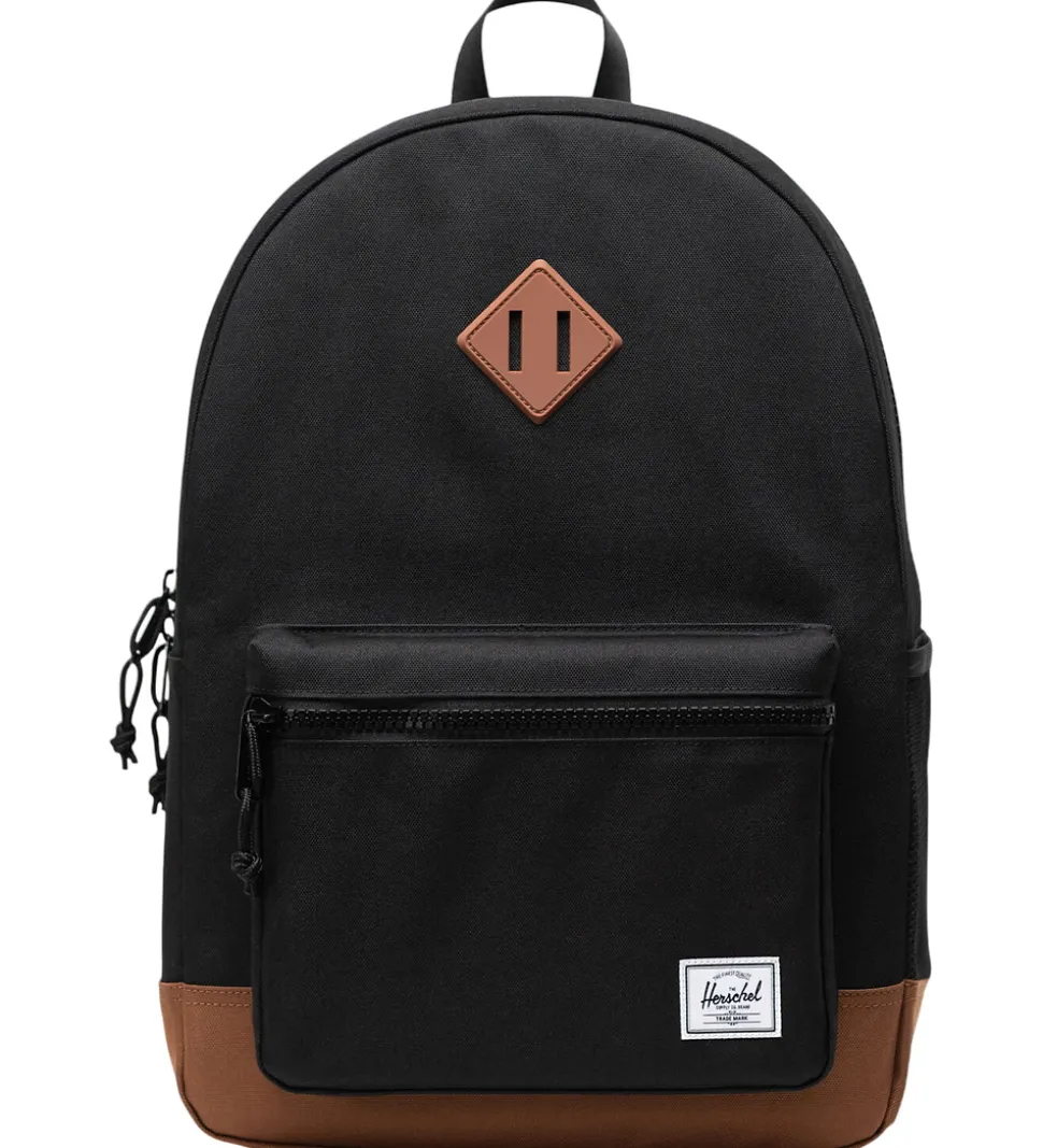 Herschel Rygsæk - Heritage Youth - 26 L - Sort/Saddle Brown