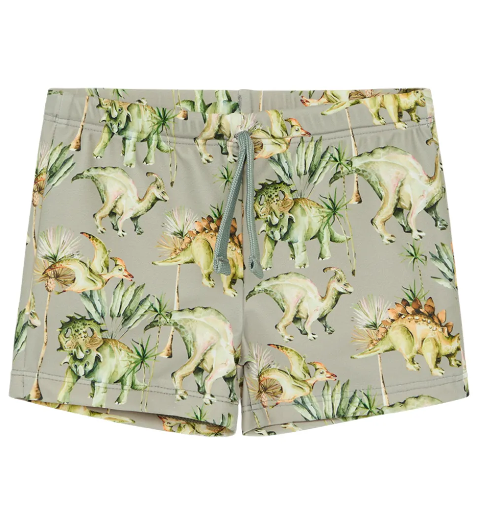 Hust and Claire Badebukser - Maki - UV50+ - Seagrass m. Print