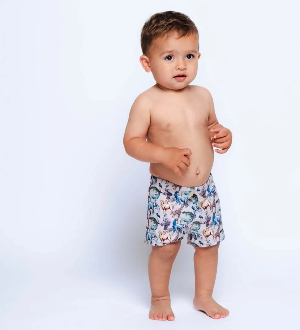 Hust and Claire Badeshorts - Haki - UV50+ - Biscotti