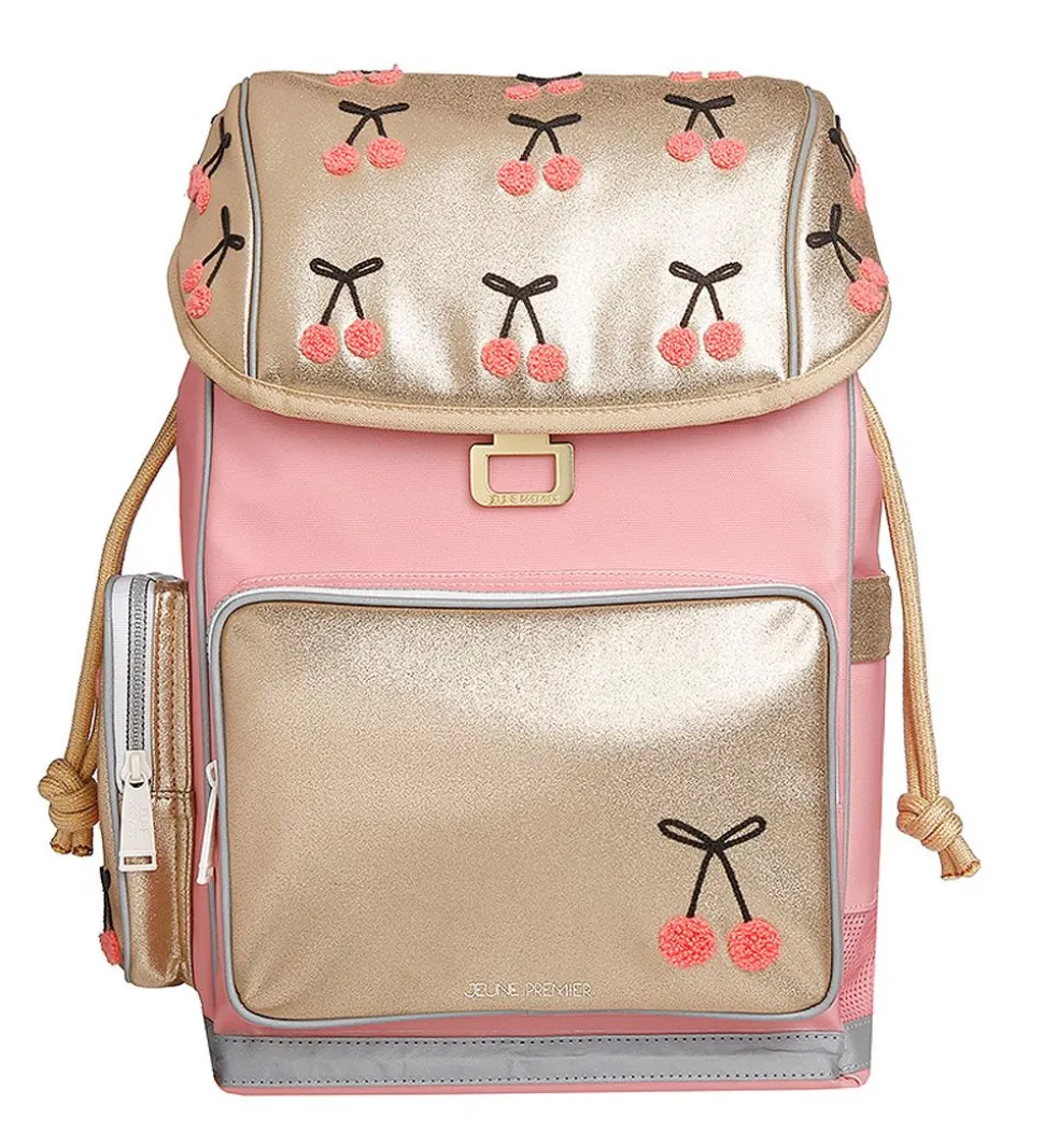Jeune Premier Skoletaske - Cherry Pompom