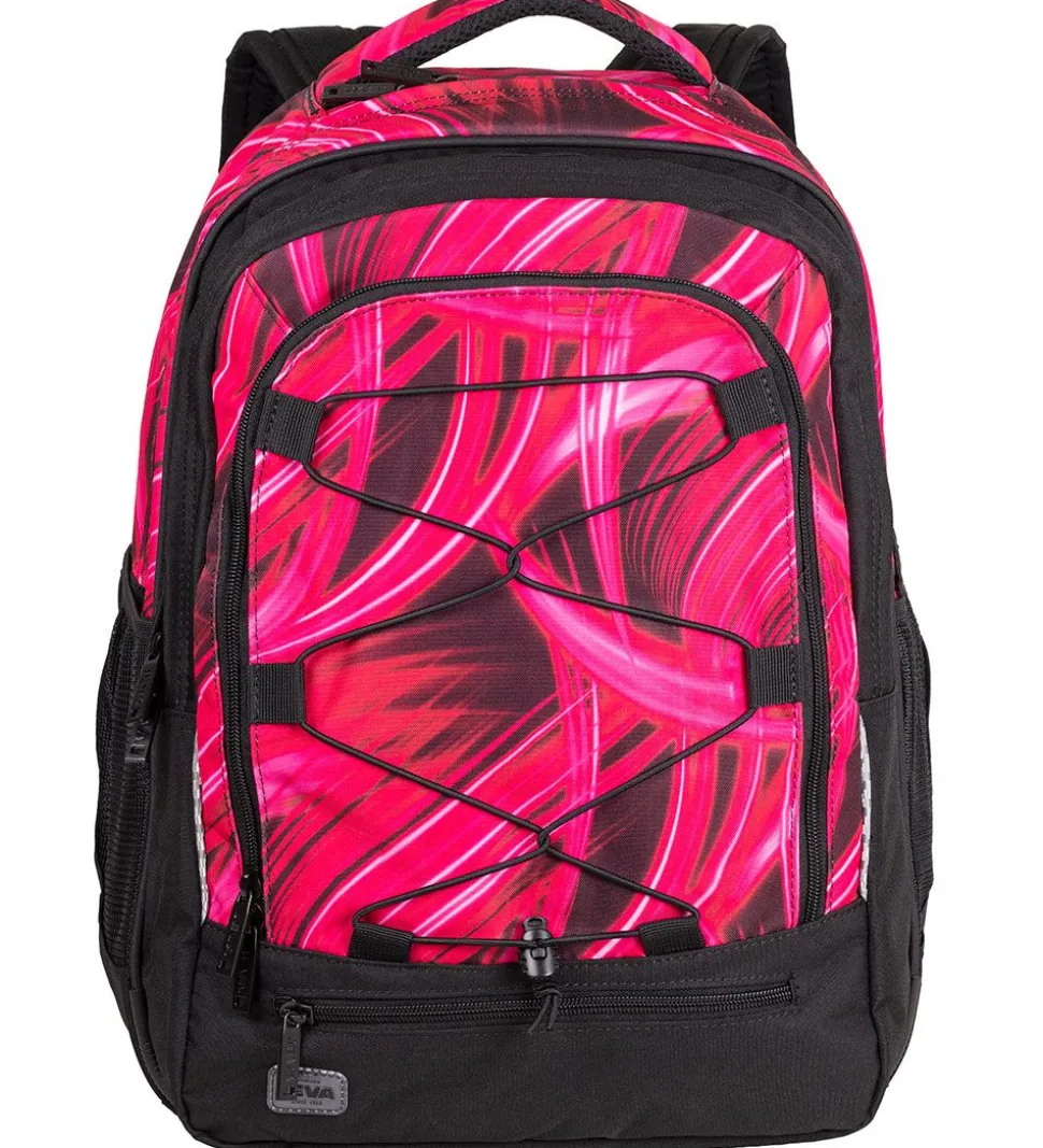 Jeva Skoletaske - Survivor - Pink Lightning