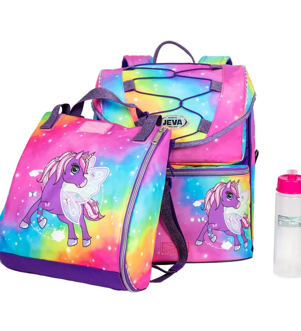 Jeva Skoletaske - Intermediate - Rainbow Alicorn