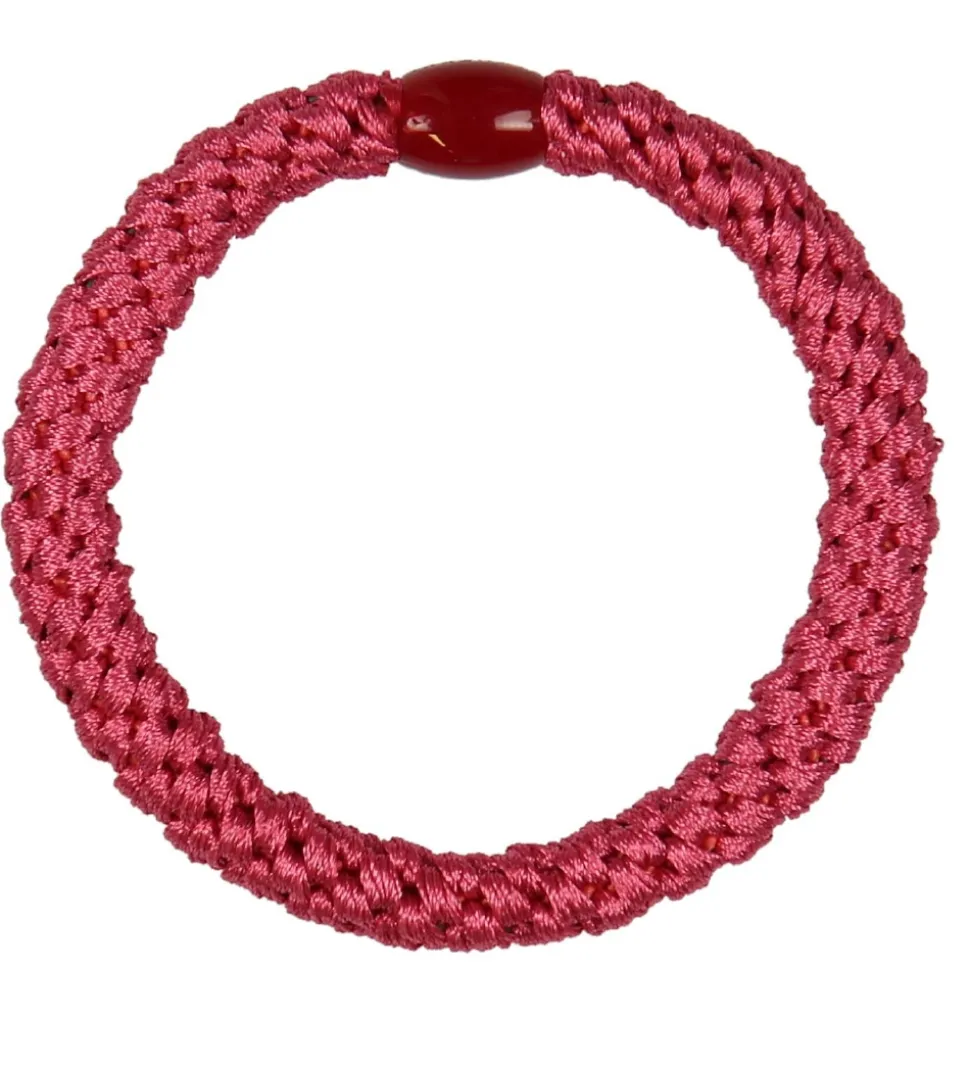 Kknekki Hårelastik - Mørk Rosa