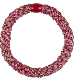 Kknekki Hårelastik - Mørk Rosa Glimmer