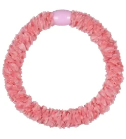 Kknekki Hårelastik - Rosa Velour