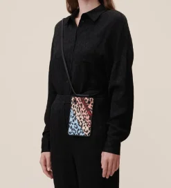 Lala Berlin Mobiltaske - Gill - Patched Leo