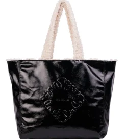 Lala Berlin Shopper - Vendbar - Melle - Hvid/Sort