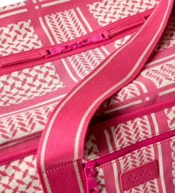 Lala Berlin Taske - Big Bag Muriel 2.0 - Heritage Stripe Pink