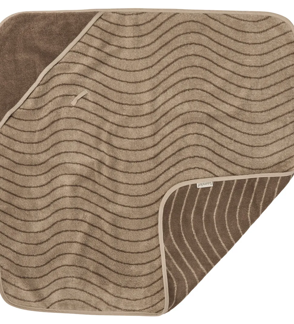 Leander Babyhåndklæde - Hoodie - 80x80 cm - Mocca