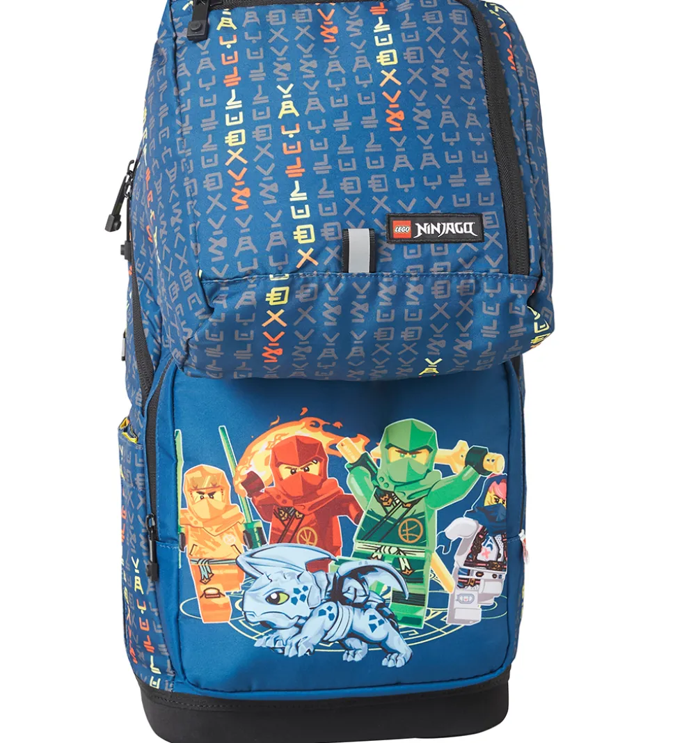 LEGO® Ninjago Skoletaske - Optimo - Blå m. Print