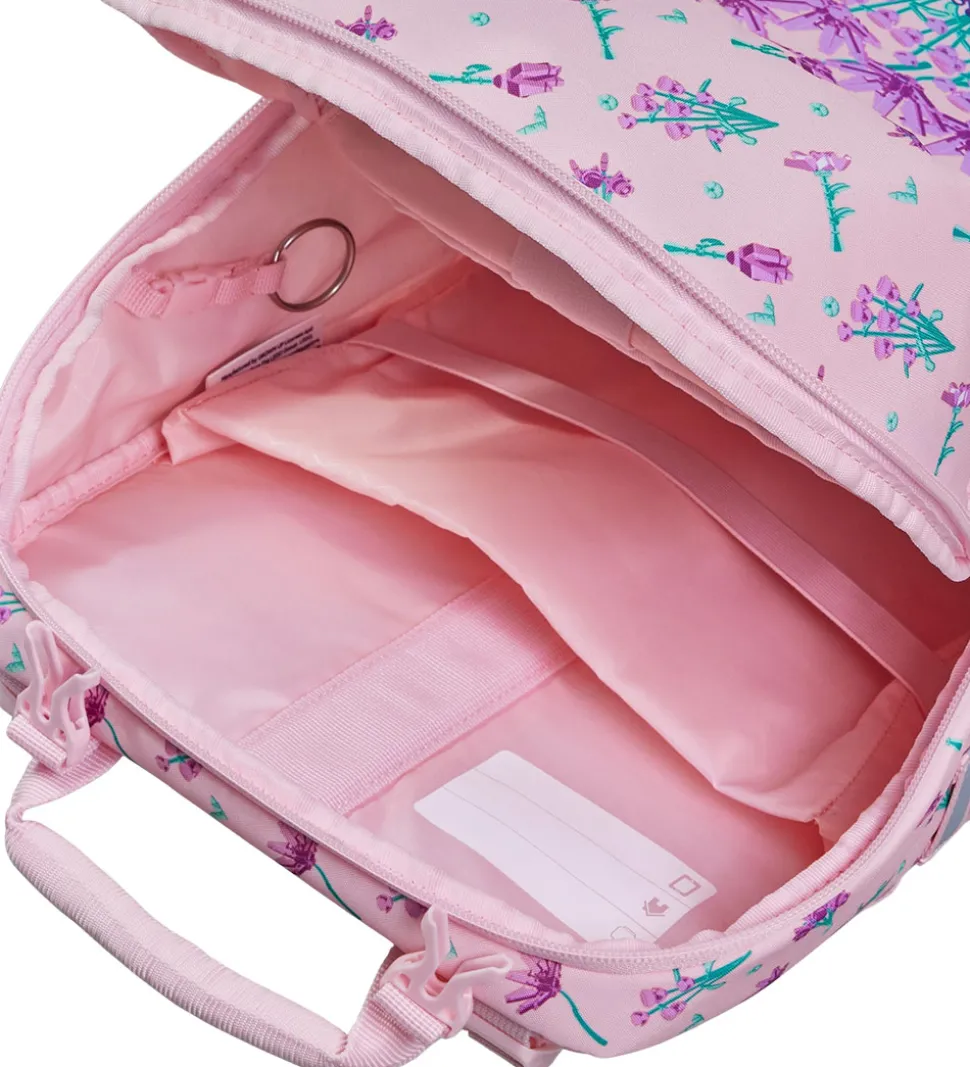 LEGO® Skoletaskesæt - Optimo - Flowers - 20 L - Lyserød