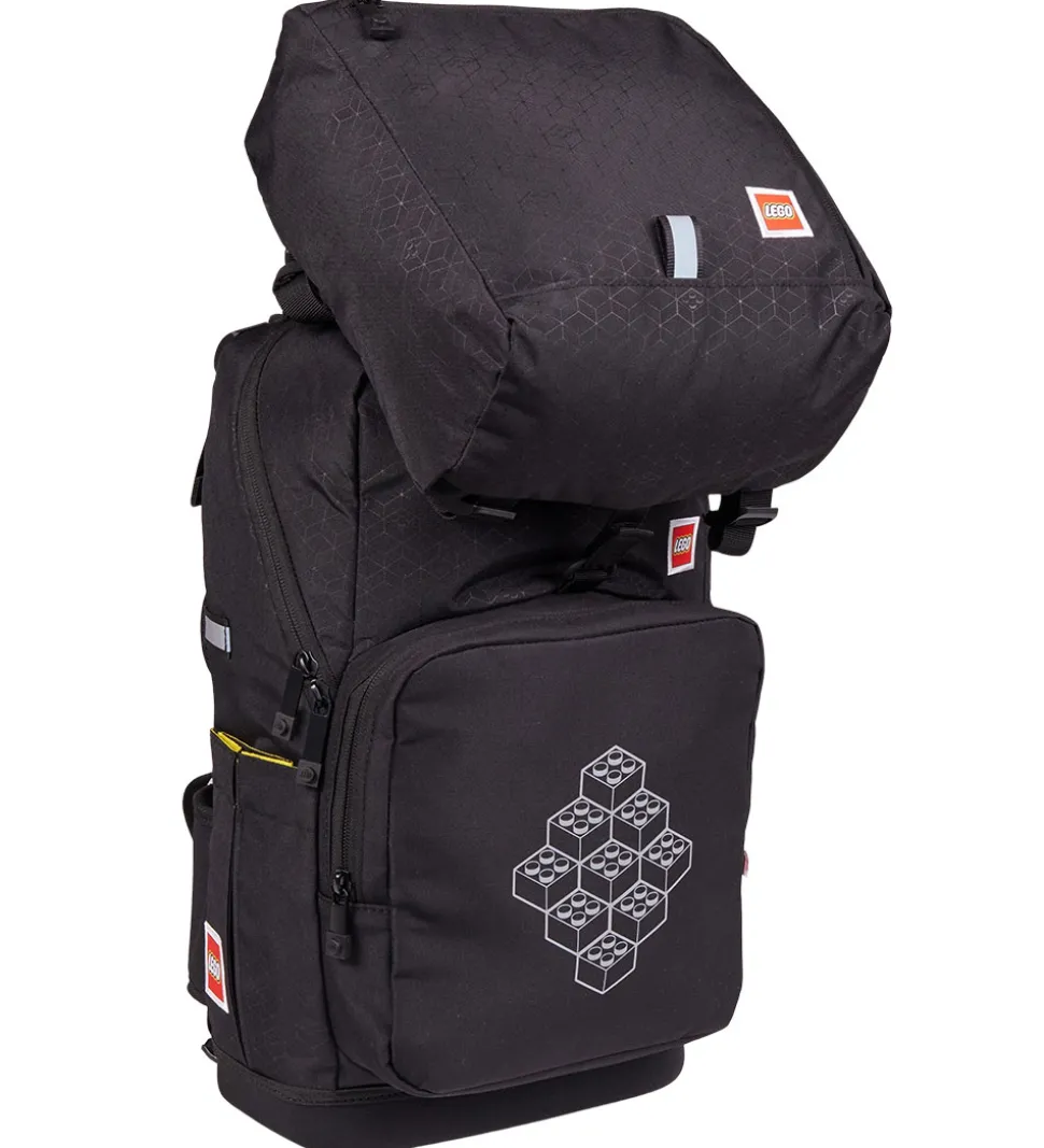 LEGO® Skoletaskesæt - Optimo - Bricks - 20 L - Sort
