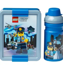 LEGO® Storage Madkasse/Drikkedunk - City - Blå