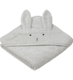 Liewood Babyhåndklæde - 70x70 cm - Albert - Rabbit Grå