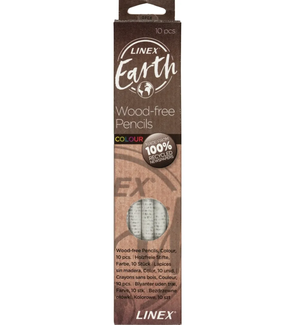 Linex Farveblyanter - 10-Pak - Wood-Free