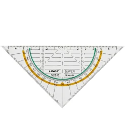 Linex Geometritrekant - Gennemsigtig
