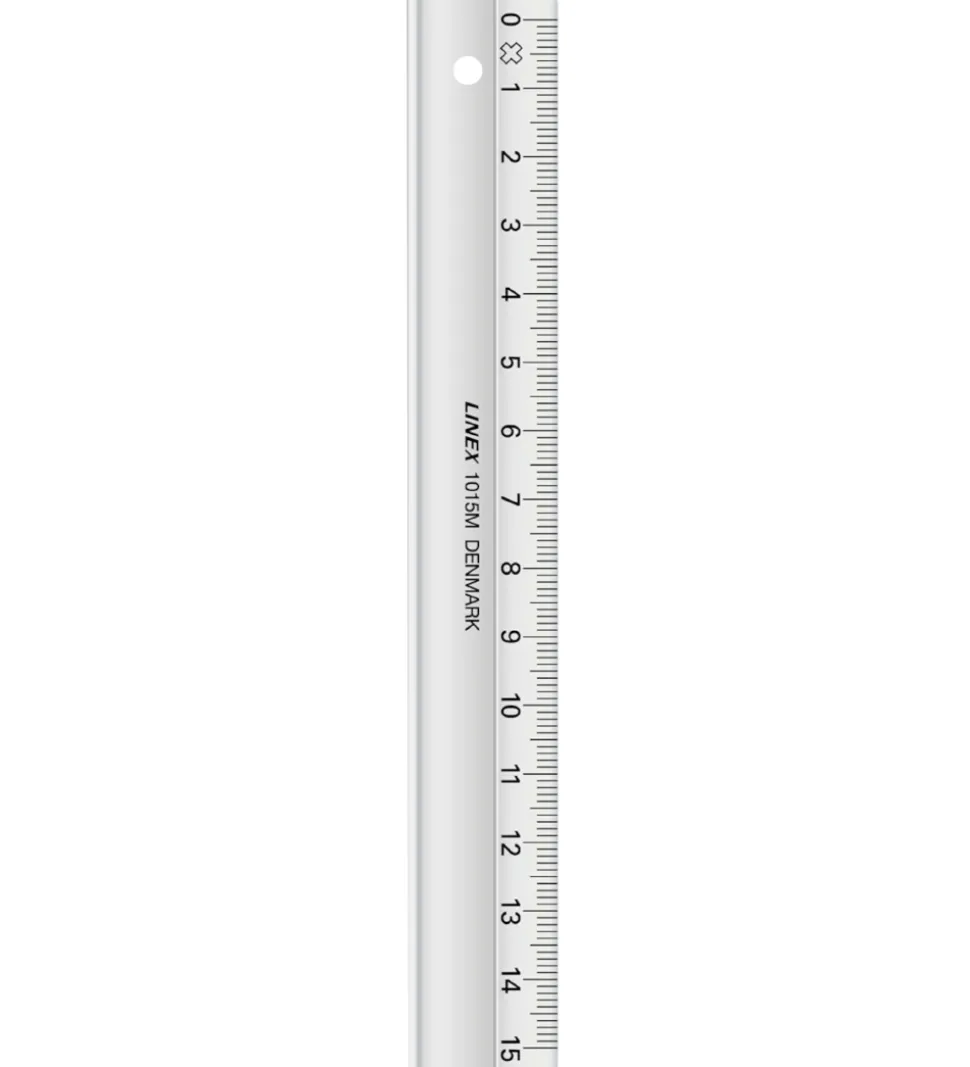 Linex Lineal - 15 cm - Gennemsigtig