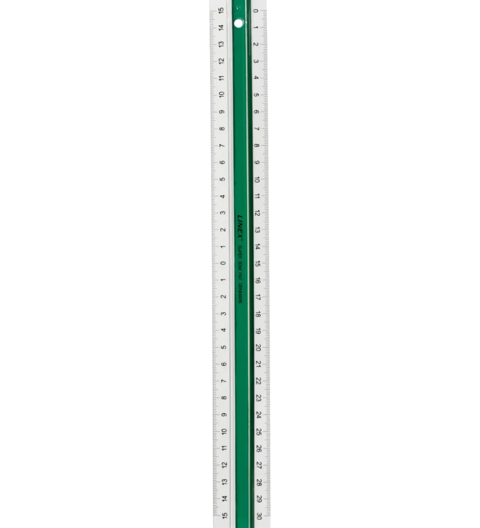 Linex Lineal - 30 cm - Grøn