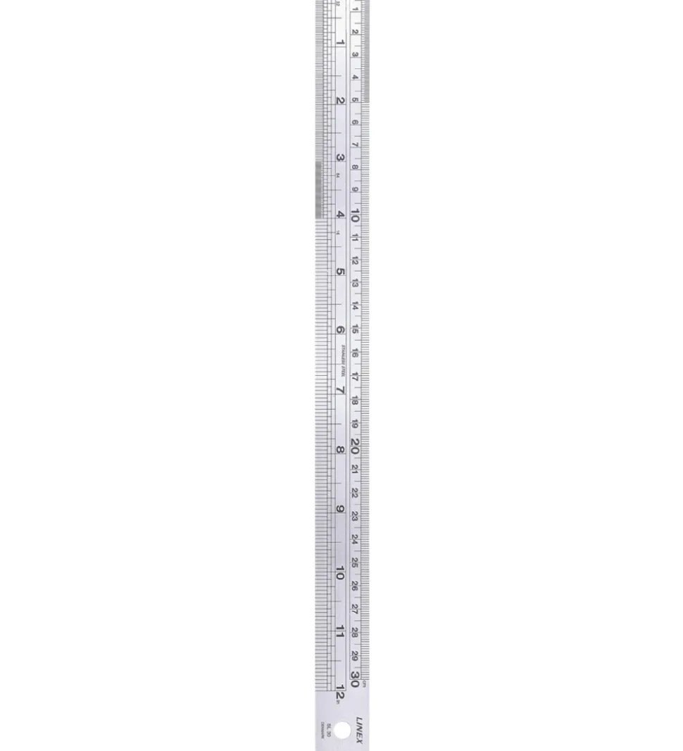 Linex Lineal - 30 cm - Stål