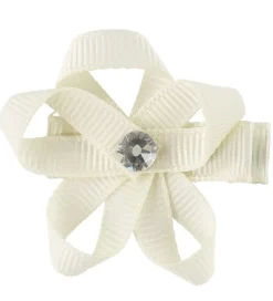 Little Wonders Hårblomst - Ingrid - 4 cm - Grosgrain - Creme