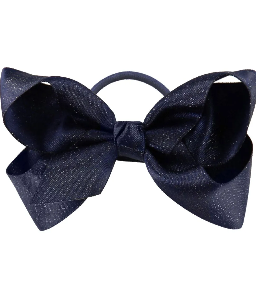 Little Wonders Hårelastik - Luana - 5 cm - Navy m. Glimmer