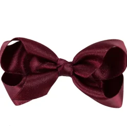 Little Wonders Hårsløjfe - 8 cm - Kornelia - Satin - Bordeaux G