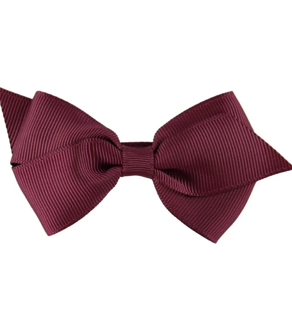 Little Wonders Hårsløjfe - Emily - 10 cm - Grosgrain - Bordeaux