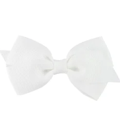 Little Wonders Hårsløjfe - Emily - 10 cm - Grosgrain - Hvid