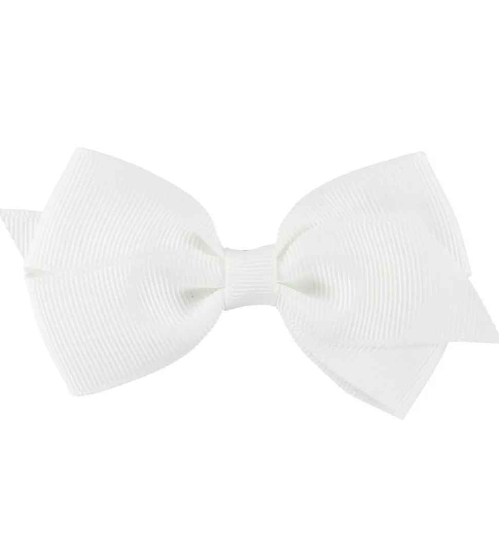 Little Wonders Hårsløjfe - Emily - 10 cm - Grosgrain - Hvid