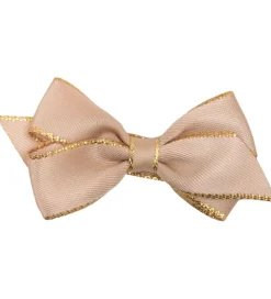 Little Wonders Hårsløjfe - Viola - 6 cm - Tan/Gold