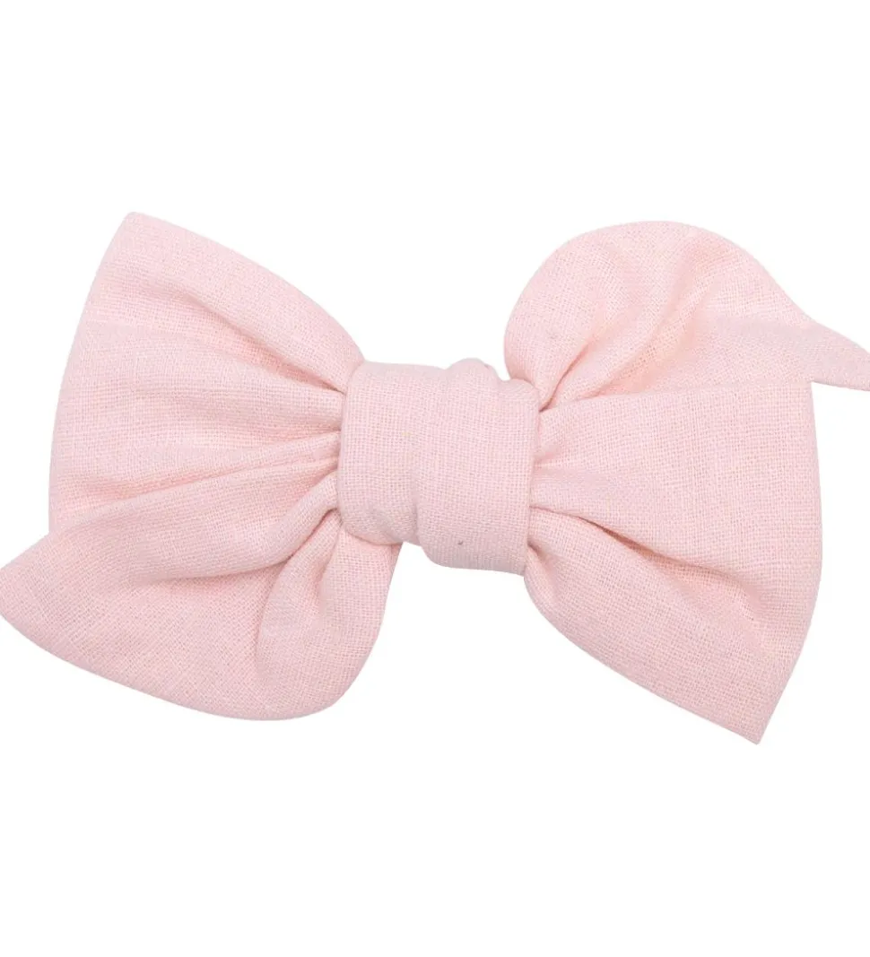 Little Wonders Hårspænde m. Sløjfe - Kaja - 8 cm - Light Pink