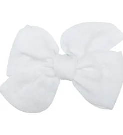 Little Wonders Hårspænde m. Sløjfe - Karla - 12 cm - White