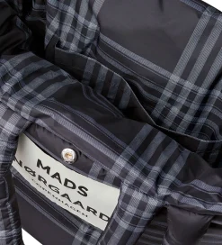 Mads Nørgaard Shopper - Light Ripstop Pillow - Black/Vanilla Ice
