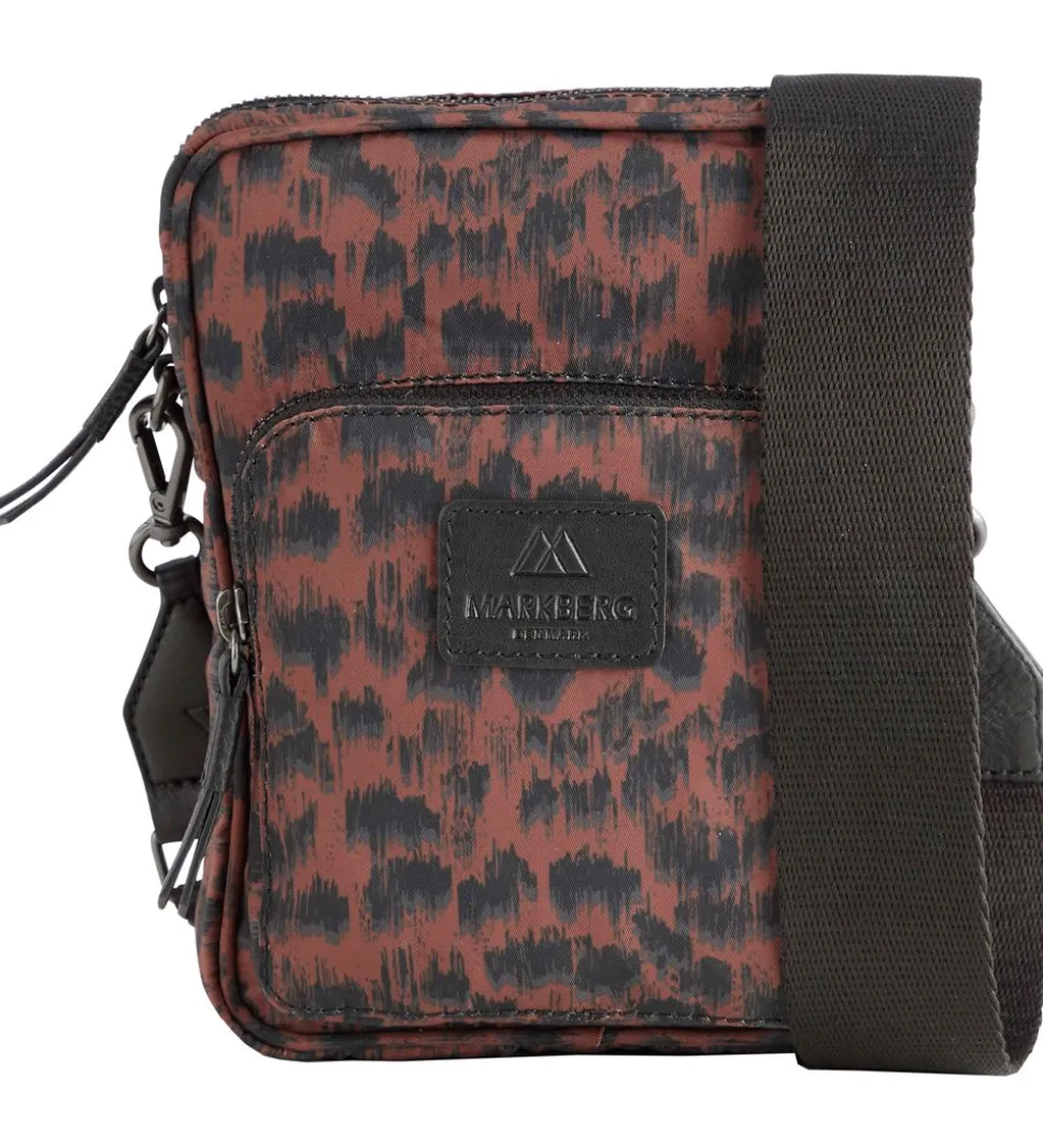 Markberg Skuldertaske - Bexley - Recycled - Orange Animal Army/S