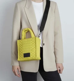 Markberg Taske - VikaMBG Mini Bag Snake Quilt - Electric Yellow