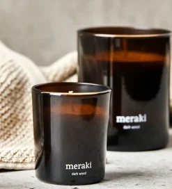 Meraki Duftlys - 2-pak - 2x60g - Dark Wood