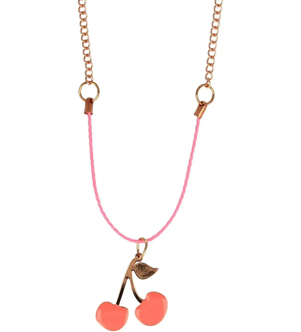 Meri Meri Halskæde - Enamel Cherries Necklace