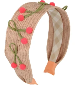 Meri Meri Hårbøjle - Raffia Headband Cherries