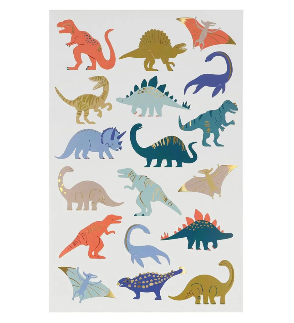 Meri Meri Tatoveringer - Dinosaurs Tattoo Sheet