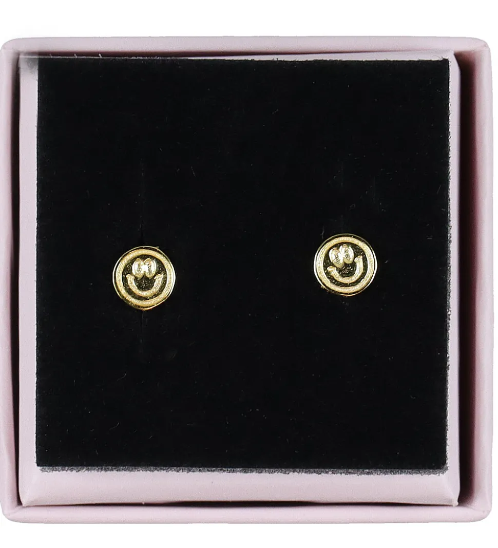 MillaVanilla Øreringe - Smiley - Guld