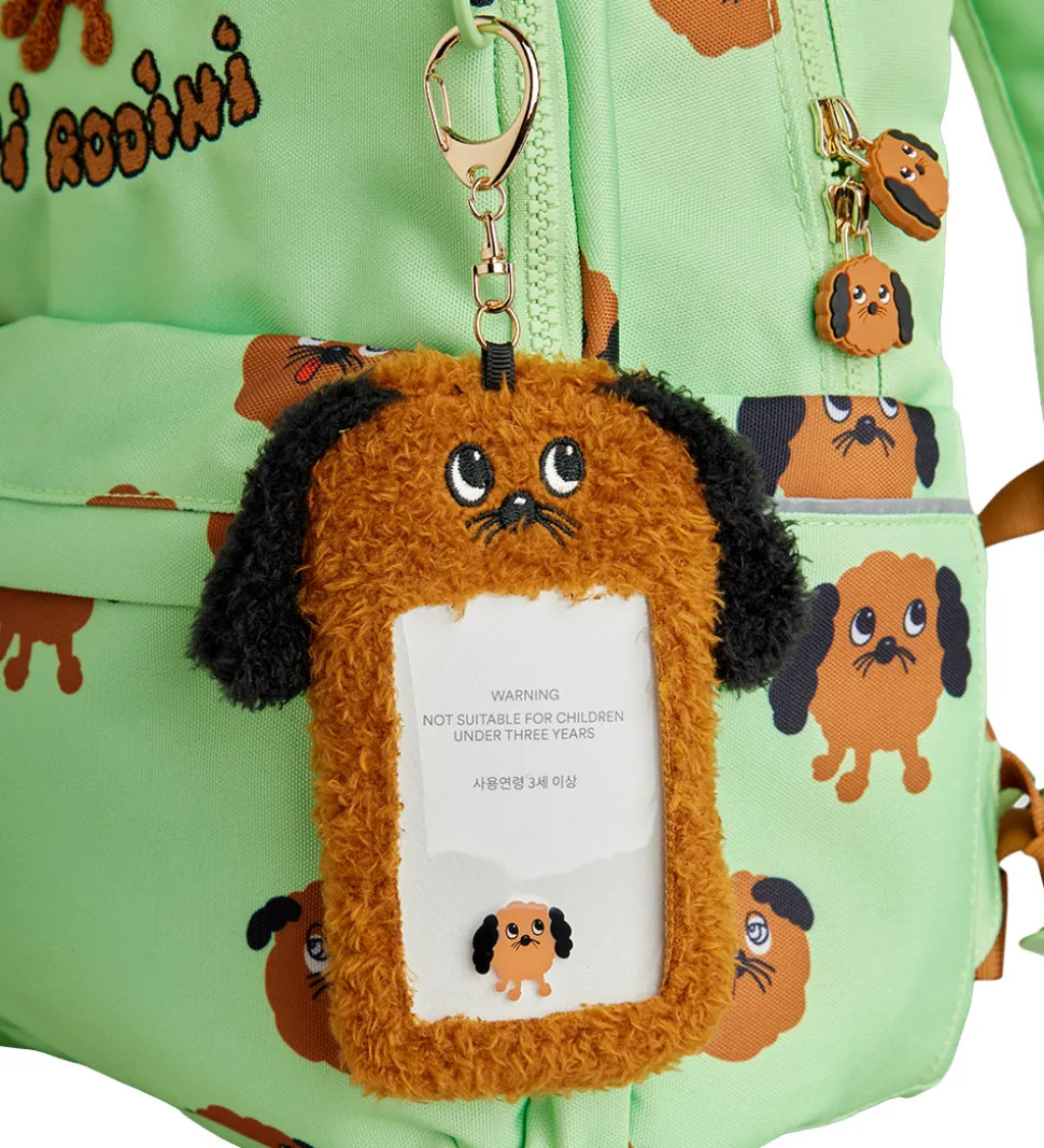Mini Rodini Skoletaske - Doggies - Grøn