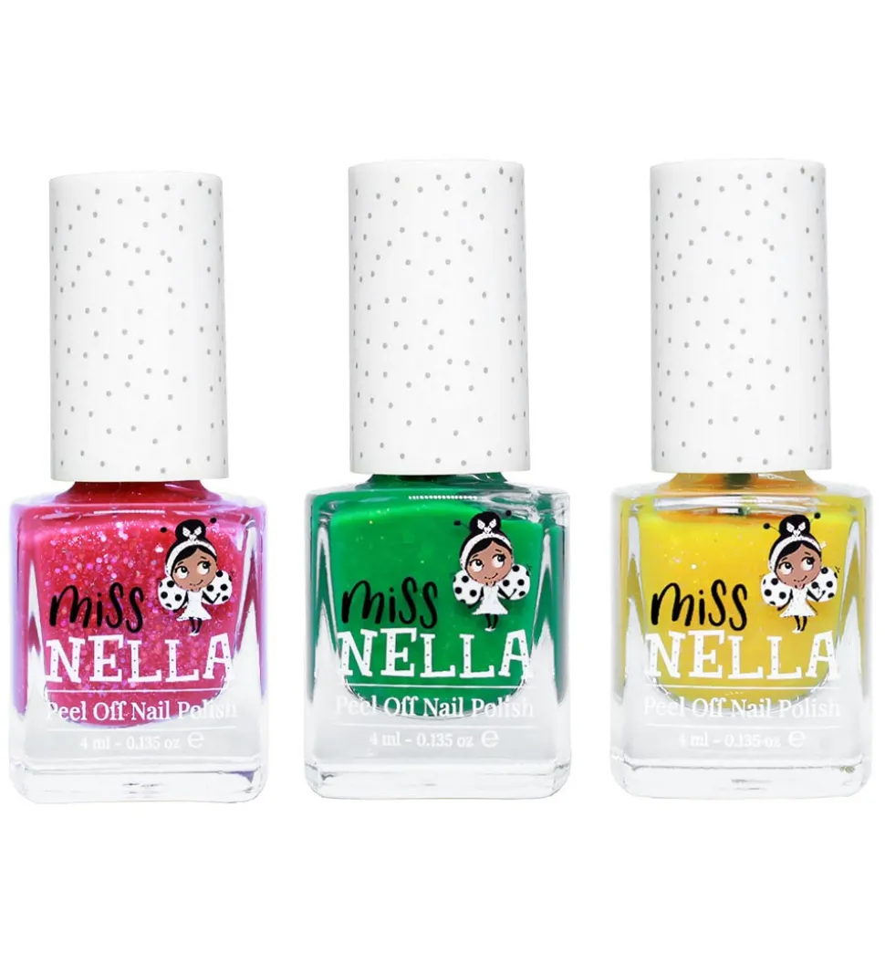 Miss Nella Neglelak - 3-pak - Kiss The Frog/Honey Twinkles/Sugar