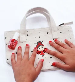 Miss Nella Sminketaske - Canvas - Creme m. Logo